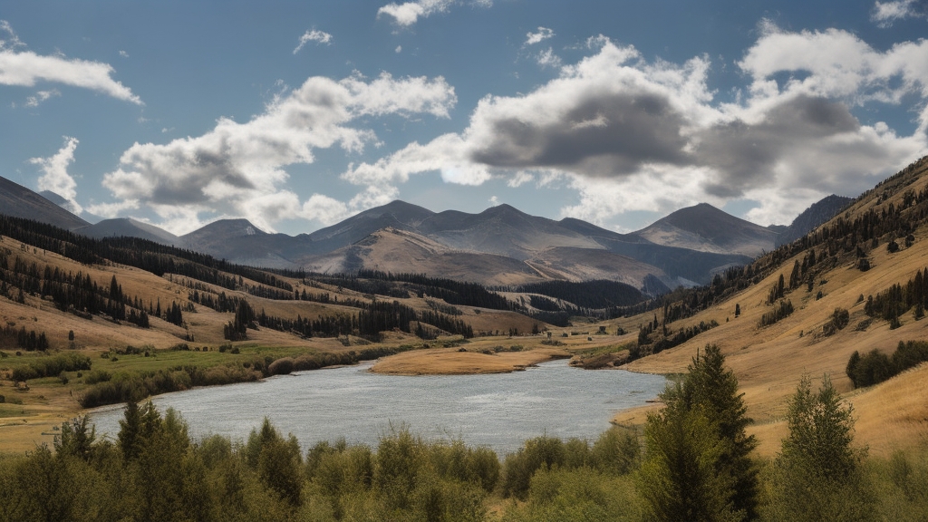 An AI image of Colorado